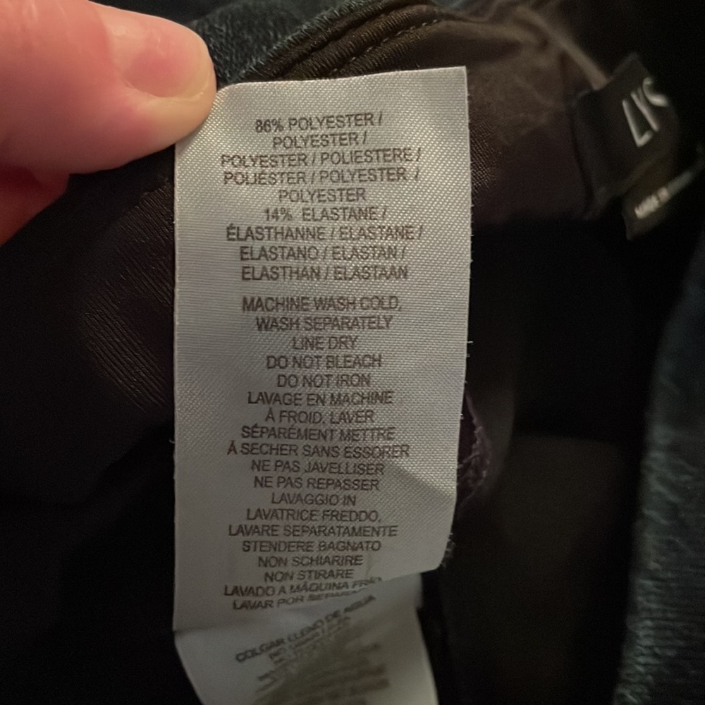 Lyses Women’s Denim Leggings Jeggings. Size Medium - Picture 11 of 11